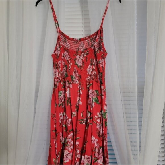 Streetwear Society Floral Red Sundress Size XL - Picture 3 of 4